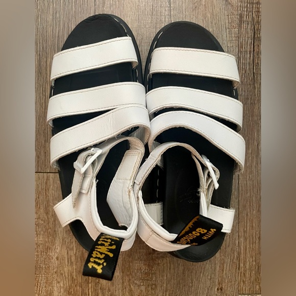 Doc Martens Sandals Blaire Women’s Size 6 Platform White Leather Gladiator - Picture 6 of 16